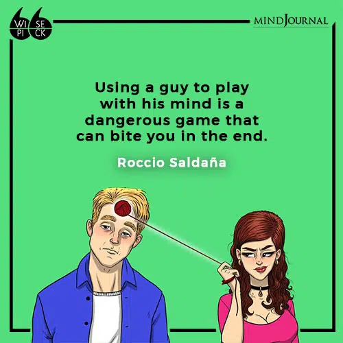 Roccio Saldaña play with mind