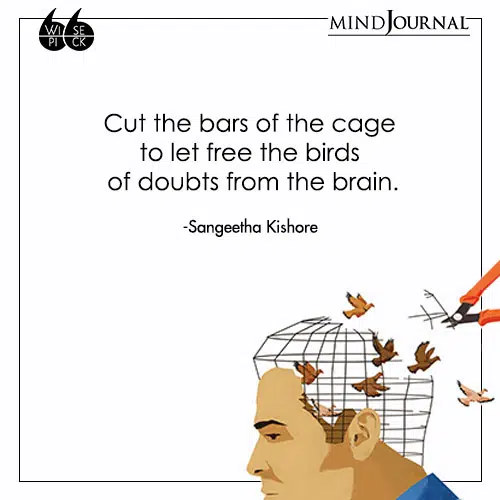 Sangeetha Kishore Cut the bars of the cage