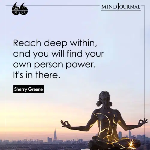 Sherry Greene Reach deep within power