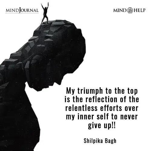 Shilpika Bagh never give up