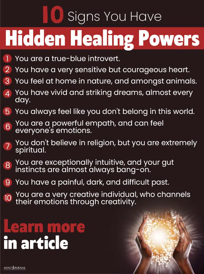 Signs You Have Hidden Healing Powers info