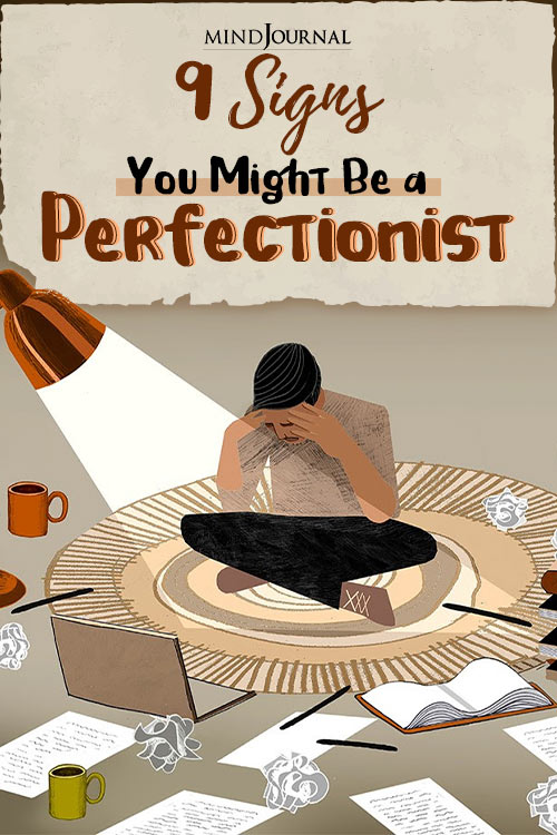 Signs You Perfectionist pin