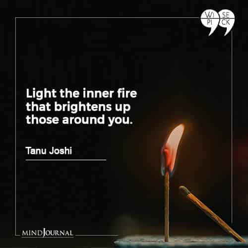 Tanu Joshi Light the inner fire 