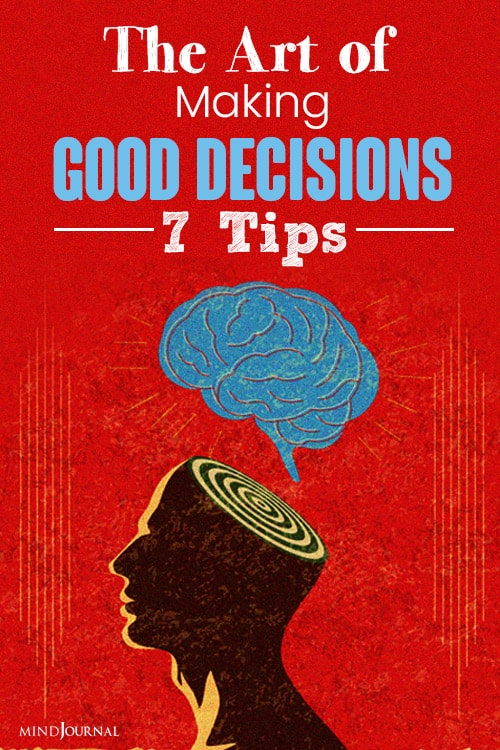 The Art of Making Good Decisions pin