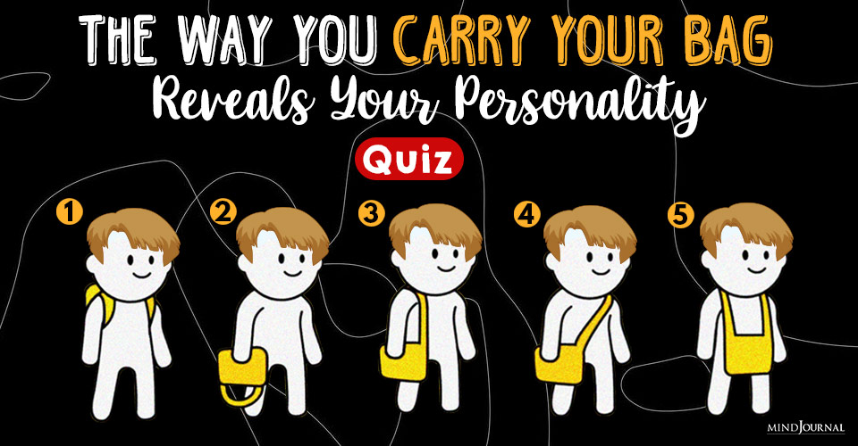 The Way You Carry Your Bag Reveals Your Personality: Bag Carrying Style Quiz