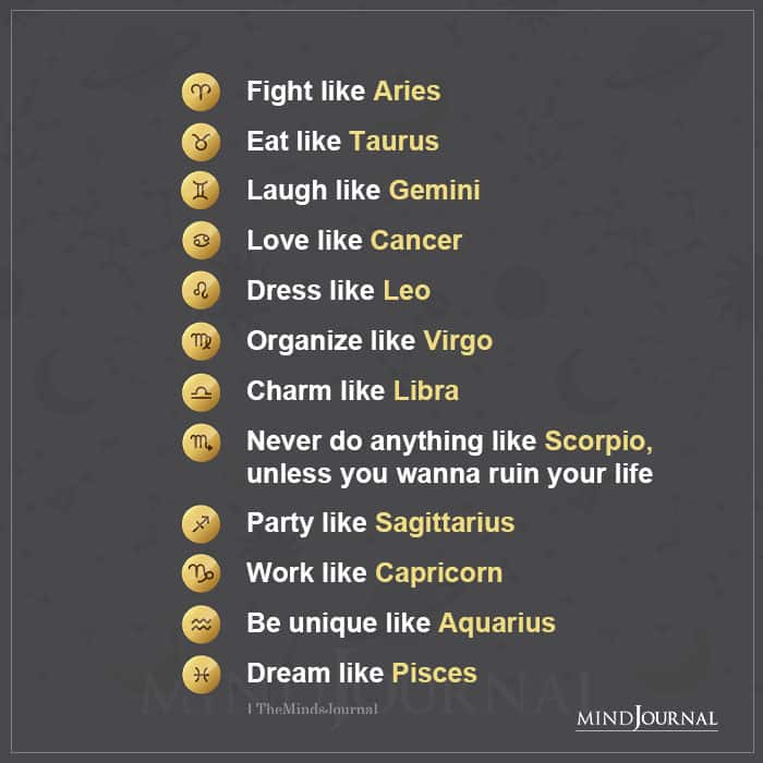 Things To Learn From The Zodiac Signs