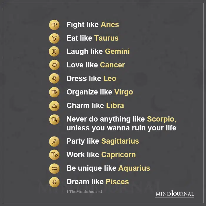 Things To Learn From The Zodiac Signs