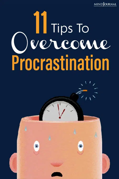 Tips To Overcome Procrastination pin
