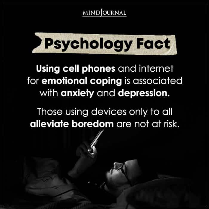 Using Cell Phones And Internet For Emotional Coping