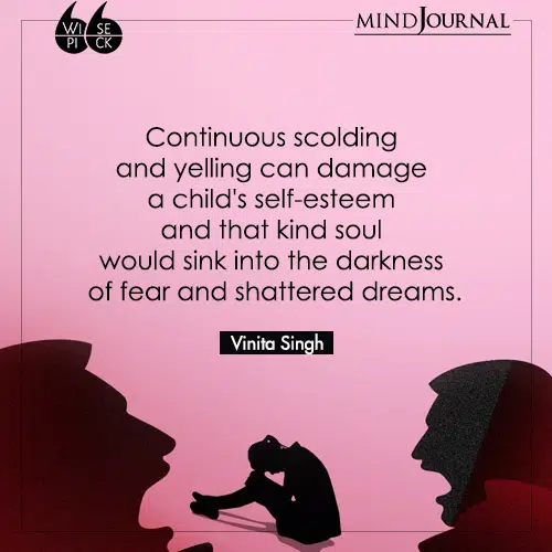 Vinita-Singh Continuous scolding