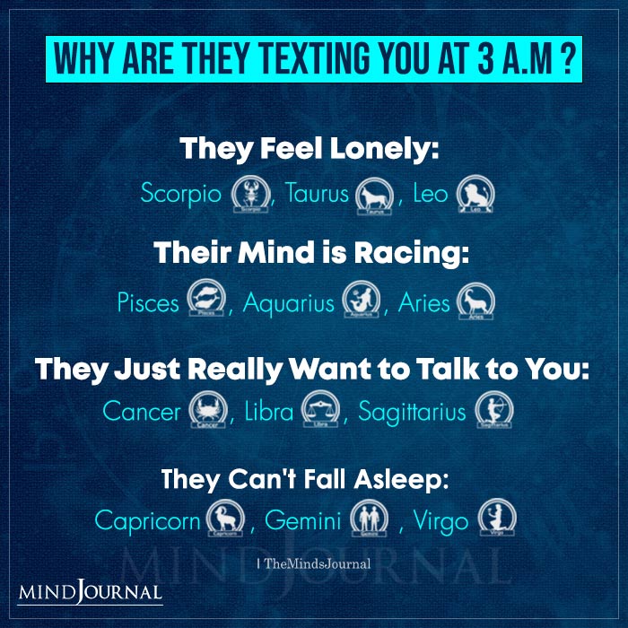 Why Are Zodiac Signs Texting You