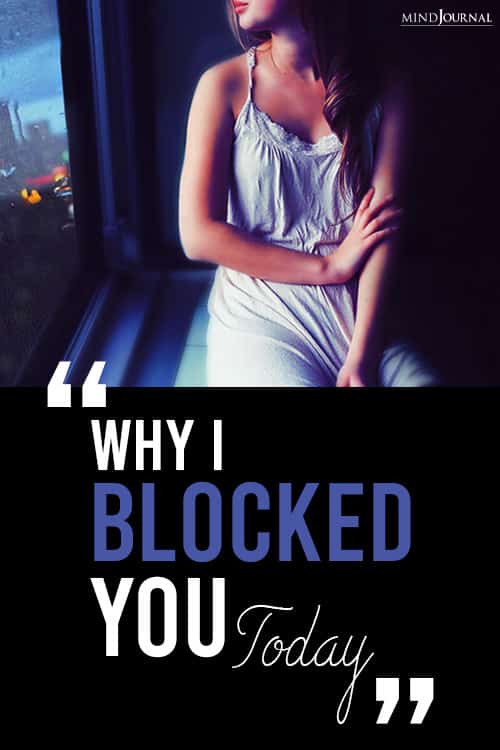 Why I Blocked You Today pin