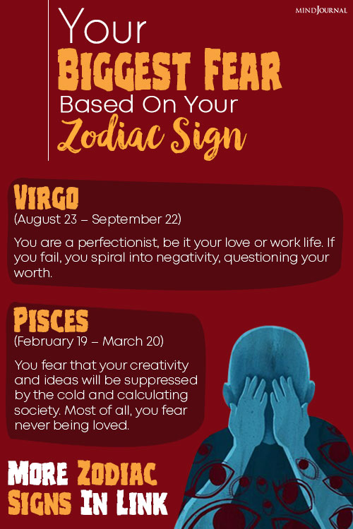 Your Biggest Fear Based On Zodiac Sign pin