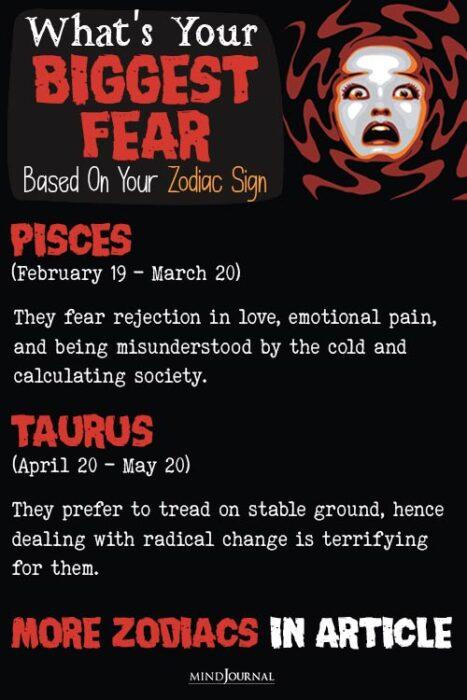 Your Biggest Fear zodiac detail pin