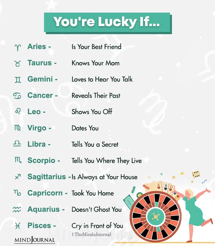 You're Lucky If a Zodiac-Sign