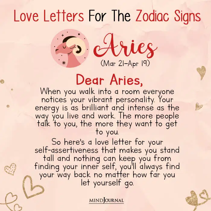 a love letter to each zodiac sign aries