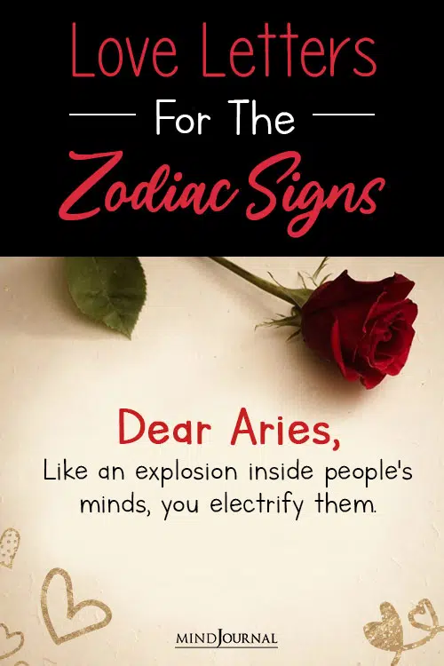 a love letter to each zodiac sign pin
