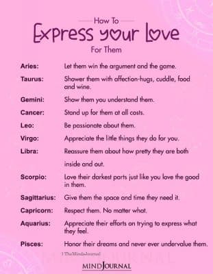 How To Express Your Love For The Zodiac Signs