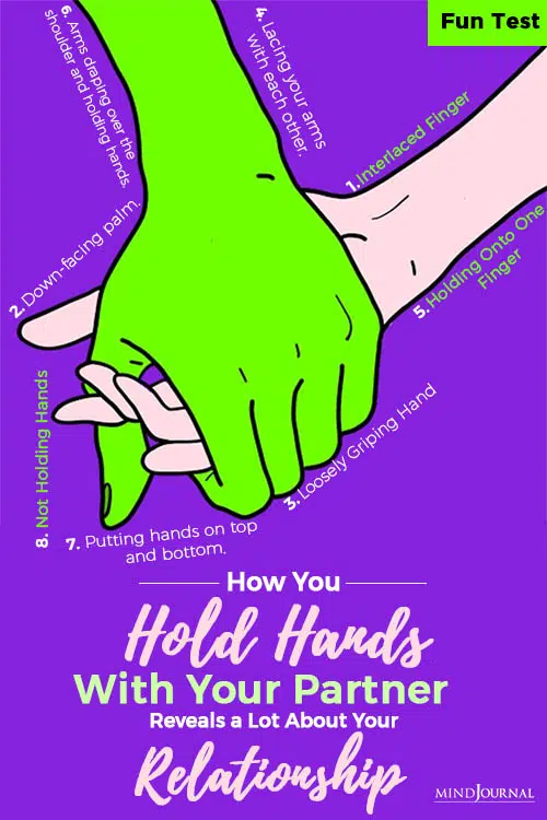 How you hold hands with your partner reveals a lot pin