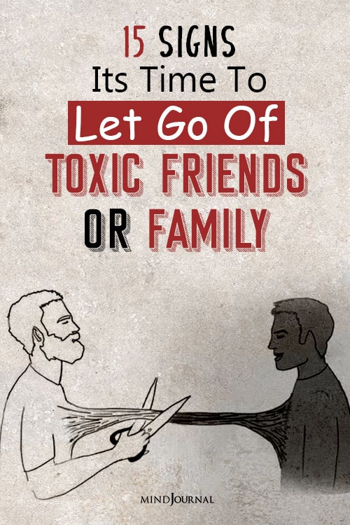 let go of toxic friends or family pin