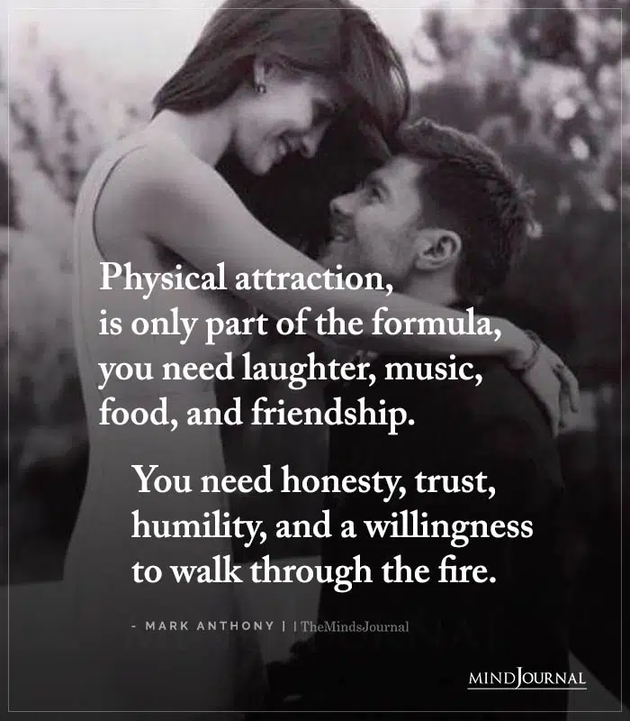 physical attraction is only part of the formula