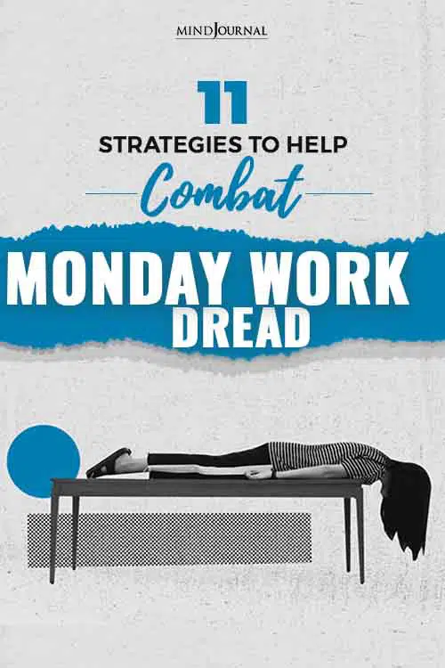 strategies to help combat monday work dread pin
