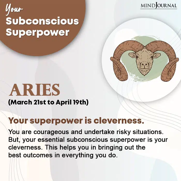 subconscious superpower Aries