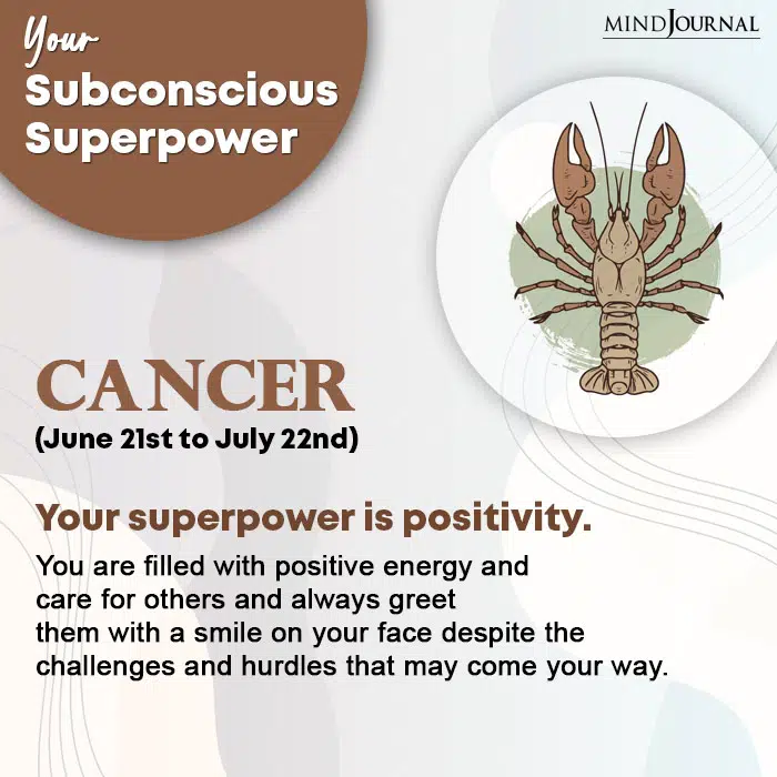 subconscious superpower Cancer