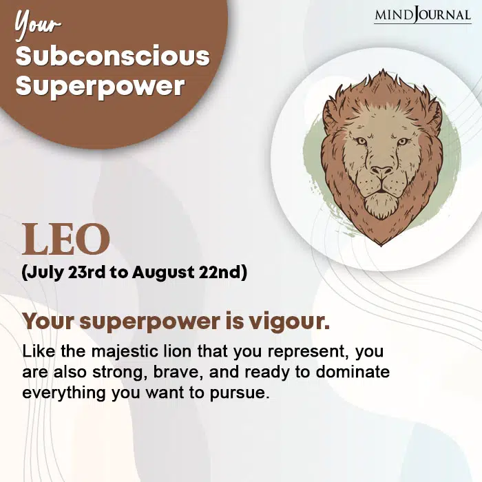 subconscious superpower Leo