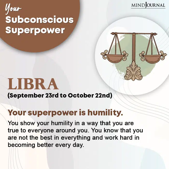 subconscious superpower Libra