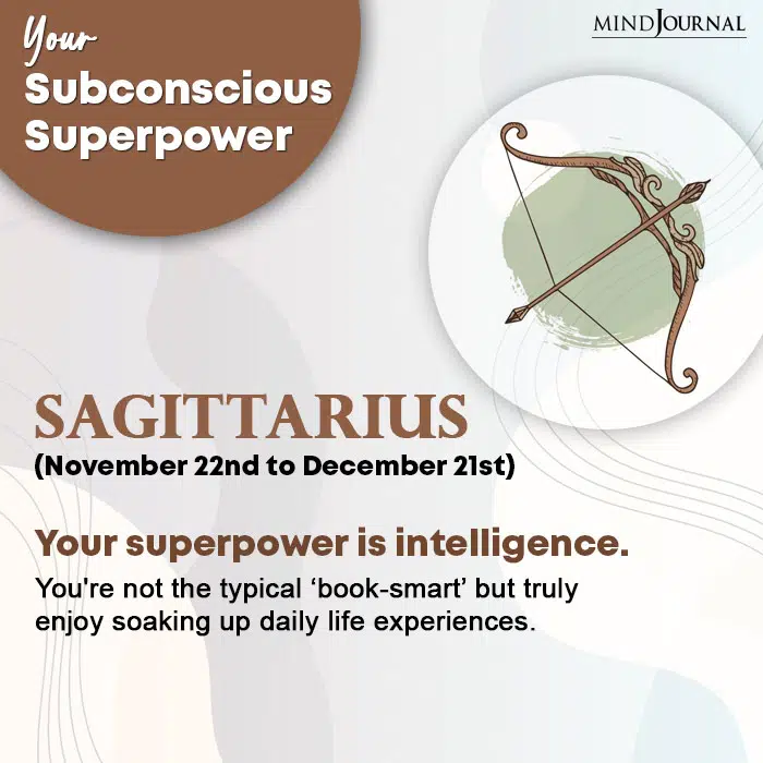 subconscious superpower Sagittarius