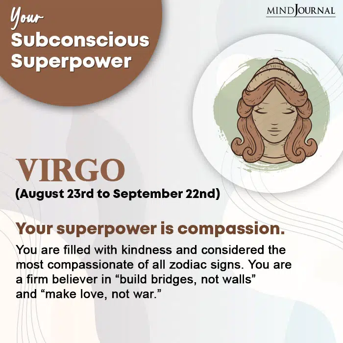 subconscious superpower Virgo