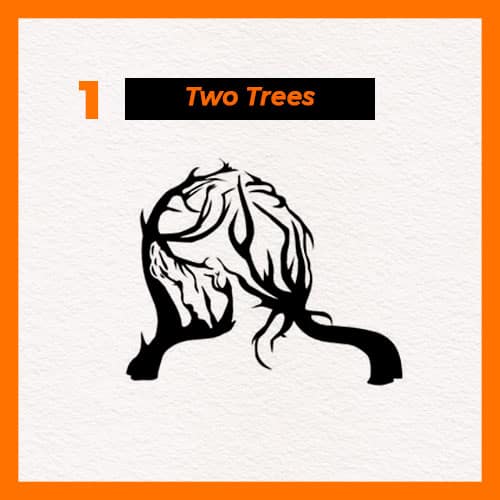 two trees