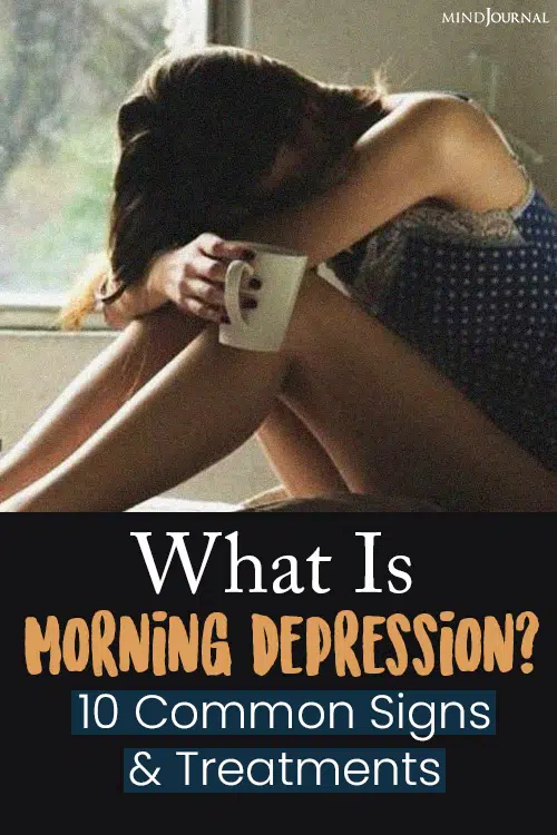 what is morning depression pin