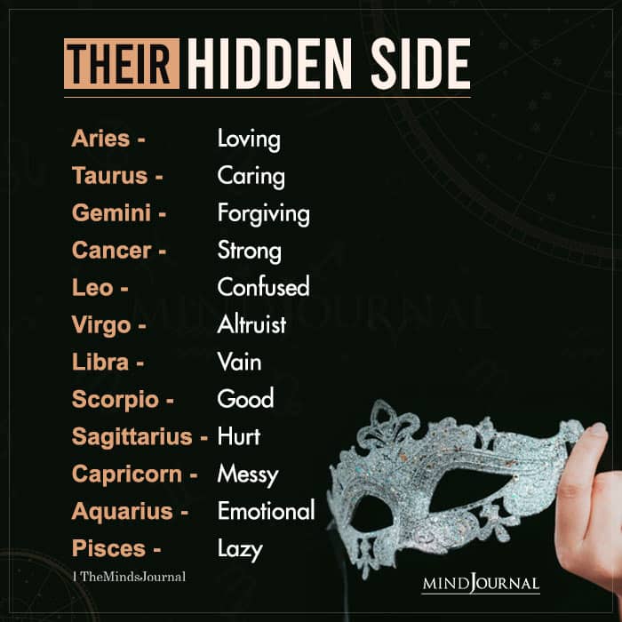 zodiac signs and their hidden side