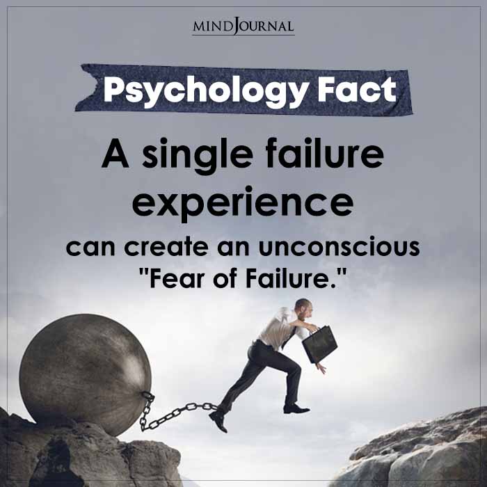 A Single Failure Experience Can Create