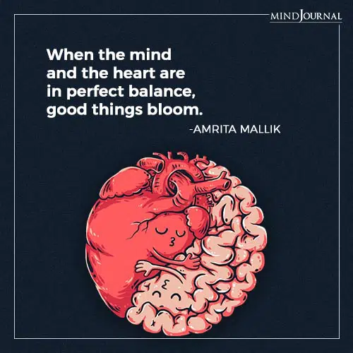 Amrita Mallik When The mind and heart are in perfect balance