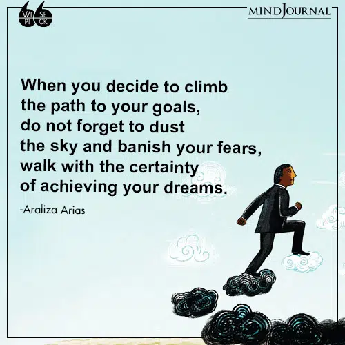 Araliza Arias climb achieving your dreams