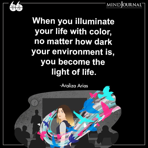 Araliza Arias illuminate life with color