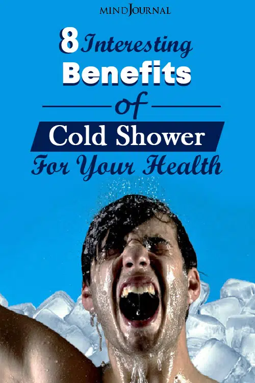 Benefits of Cold Shower Health pin