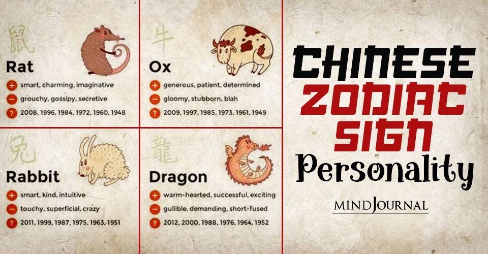 Chinese Zodiac Soign Personality