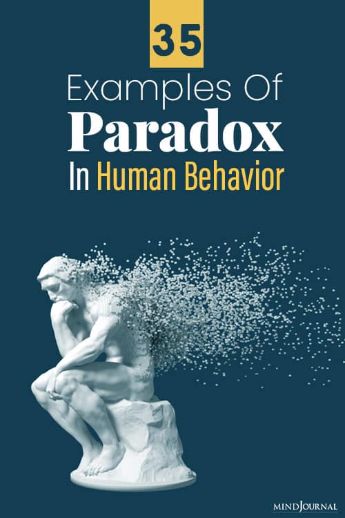 Examples Of Paradox In Human Behavior pin