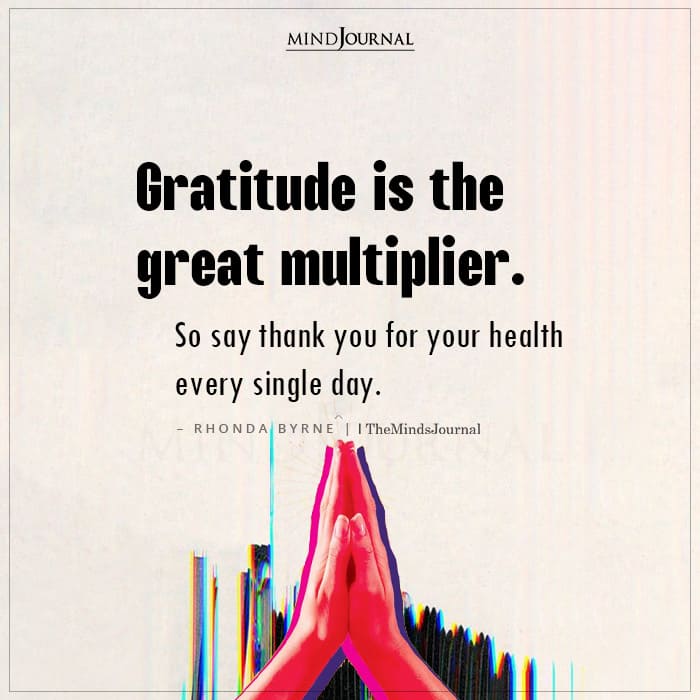 Gratitude Is The Great Multiplier, So Say Thank You