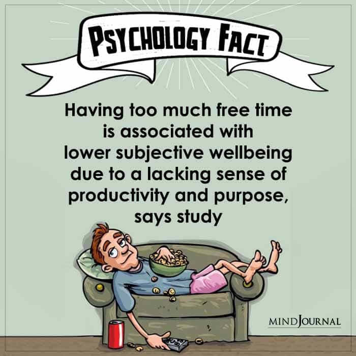 Having Too Much Free Time Is Associated With