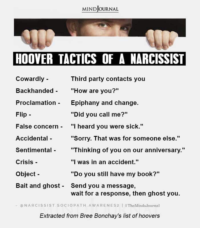Hoover Tactics Of A Narcissist