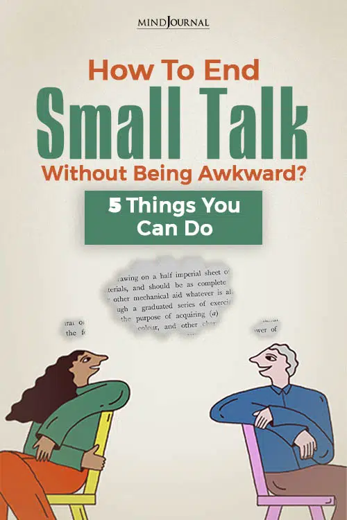 How To End Small Talks PIN