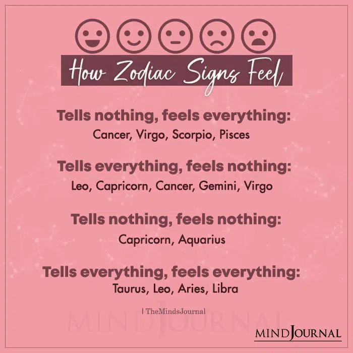How Zodiac Signs Feel