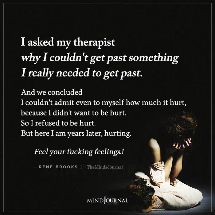 I Asked My Therapist Why I Couldn't Get Past Something