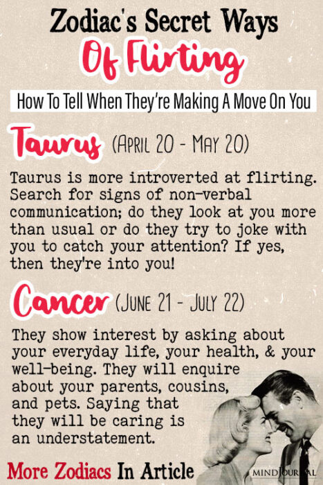 how each zodiac sign flirts