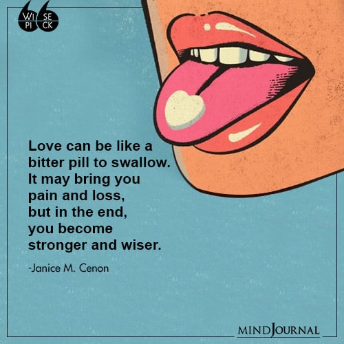 Janice M. Cenon bitter pill to swallow